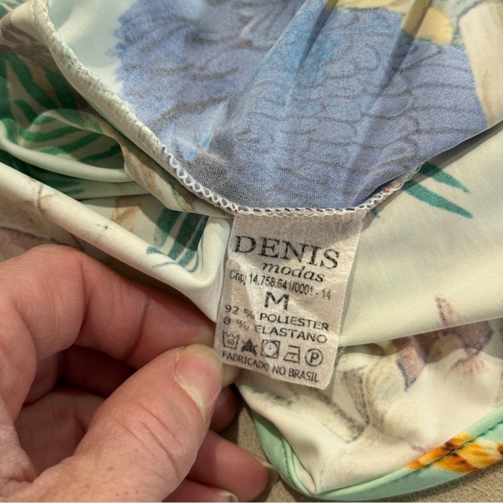Denis Tropical Print Bodysuit Medium - Picture 7 of 7